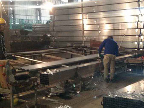 冷拔六角鋼管車間展示